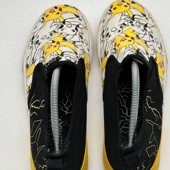 Pokemon Pikachu Shoes Canvas Slip Ons Men's New Groundup Size 11.5‎ - Picture 7 of 15